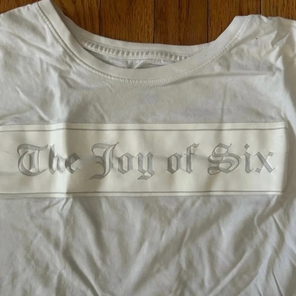 Men's Nike Air Jordan White T-Shirt The Joy Of Six Championships Size XL